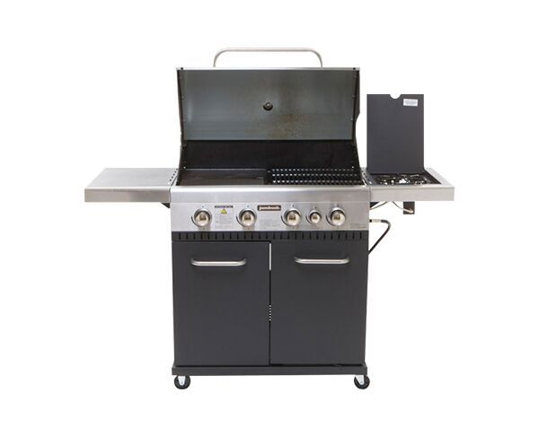 Jumbuck 4 Burner Hooded Stardom BBQ with Side Burner